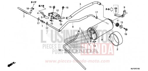 CUVETTE CRF1000AH de 2017